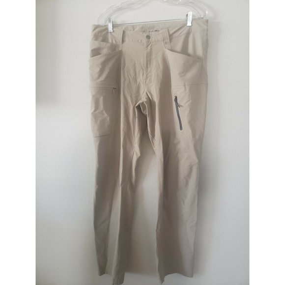 The North Face Mens Sz 34  Brown Flat Front Regular Fit Outdoor Hiking Pants - Picture 2 of 8